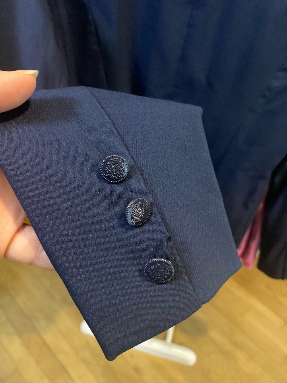 dressbarn Navy Tailored Blazer - Picture 5 of 5